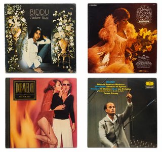 Lote 4 Vinilos: Biddu, Shirley Bassey, Bob Welch,