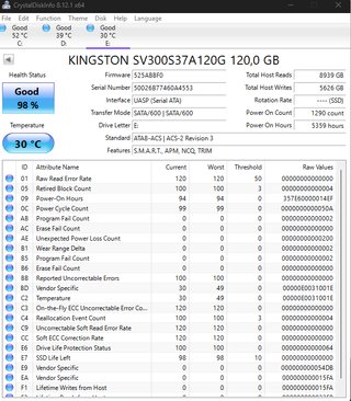 2x SSD Kingston SSDNow V300 120GB