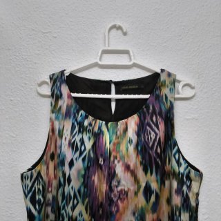 Vestido multicolor talla L