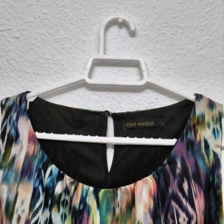 Vestido multicolor talla L