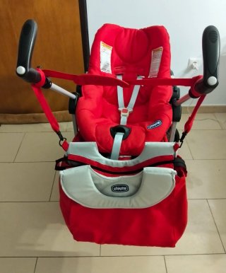Carro Bebé Trio Chicco Rojo