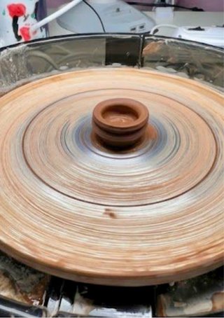 Cazuela y platos di terracotta per presepi