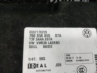 Volkswagen 93686 bandeja trasera 760858855 touareg