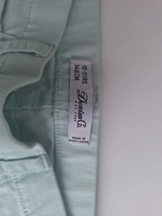 Pantalones Infantiles DENIM&CO rosa y verde