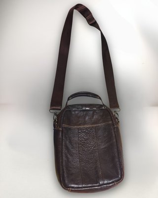 Bandolera DIESB piel marrón 25 cm original hombre