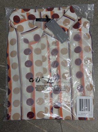 Camisa Parfois Multicolor Rayas y Puntos