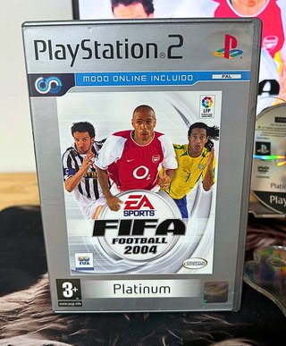 🇪🇸 FIFA Football 2004 PS2 Platinum Completo