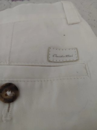 Pantalón de vestir Emilio Tucci blanco hombre