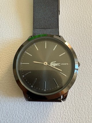 Reloj Lacoste Negro y Gris