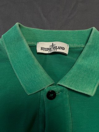 Polo Stone Island Junior Verde Talla XS