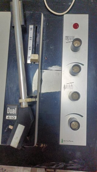 Tocadiscos Portátil Vintage dual410