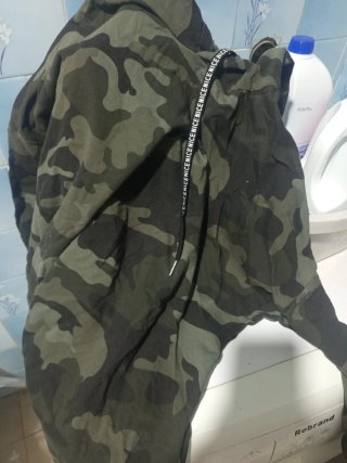 Sudadera militar camuflaje verde