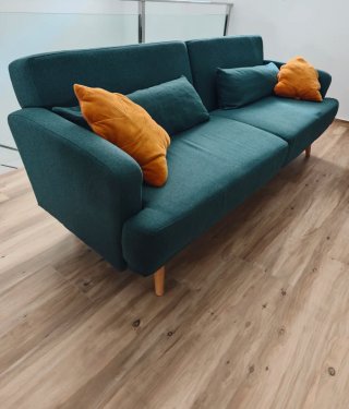 Sofá Cama Elvis Tela Madera