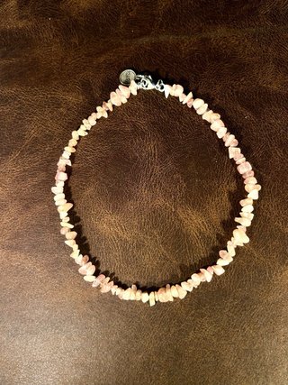 Collar doble Exoal beige y rosa