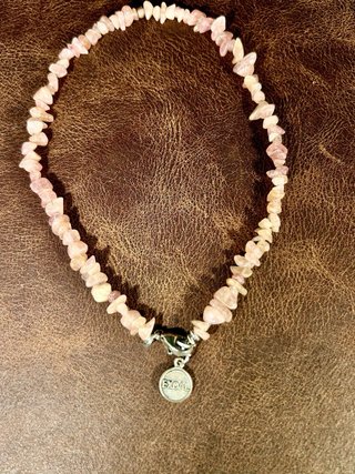 Collar doble Exoal beige y rosa