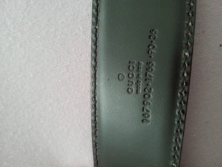 Cintura Gucci Pelle Marrone Fibbia Oro