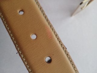 Cintura Gucci Pelle Marrone Fibbia Oro
