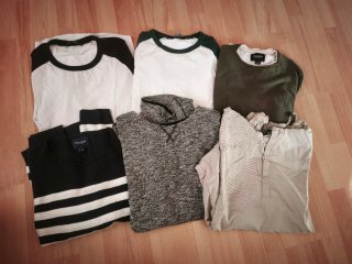 Lote 6 Jerseys Hombre Talla M Pull&Bear