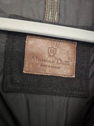 Abrigo Massimo Dutti Hombre Azul Marino Talla M