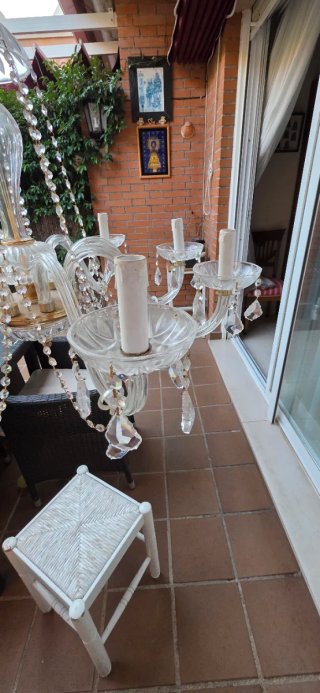 Lampadario in cristallo stile veneziano