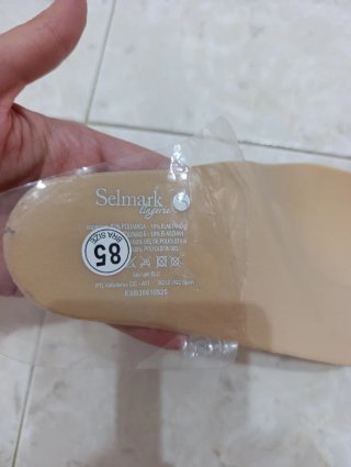 Sujetador sin tirantes beige