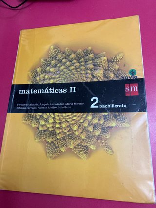 Matemáticas II 2 Bachillerato