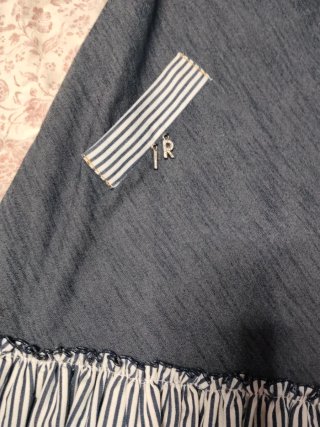 Vestido IR rayas y vaquero
