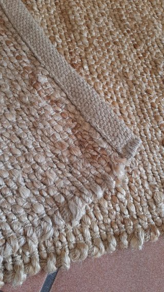 Tappeto in juta beige