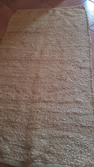 Tappeto in juta beige