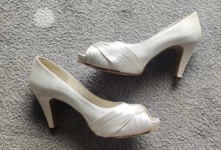 Zapatos de Novia Raso Talla 40
