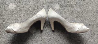 Zapatos de Novia Raso Talla 40