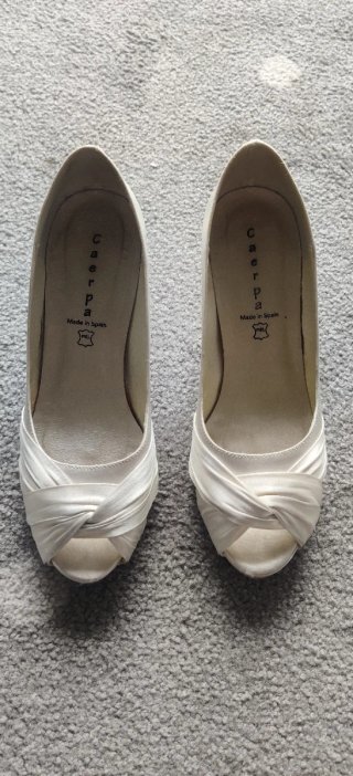 Zapatos de Novia Raso Talla 40