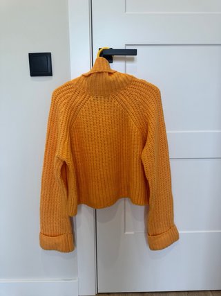 Jersey de lana naranja talla XS-S