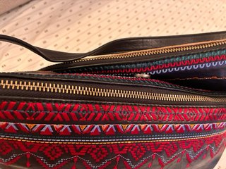 Borsa Desigual bicolore nera e marrone