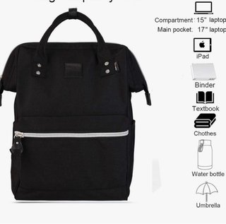 Mochila HIMAWARI Negra Talla L Nueva