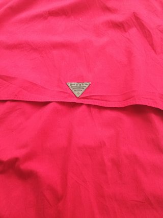 Camicia Columbia Mezza Manica Uomo Rossa XL