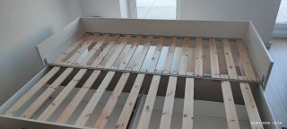 Cama nido blanca Ikea con cajones 80x200