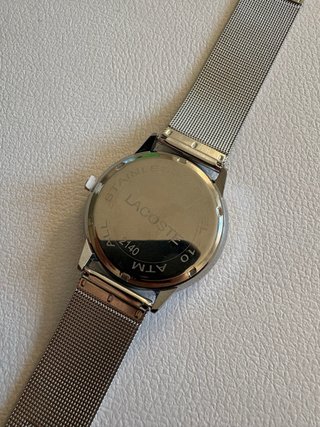 Reloj Lacoste Malla Plateada