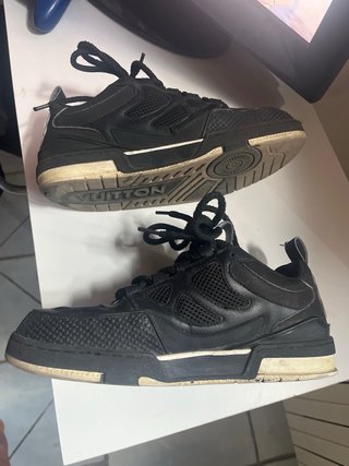Louis Vuitton LV Skate Scarpe Uomo Nero Oro