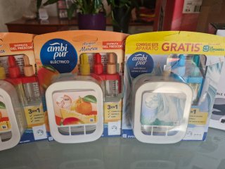Pack 4 Ambientadores Ambi Pur + Secador Viaje
