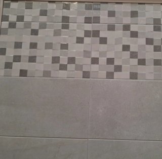 Chapado Baño Cerámica Gris