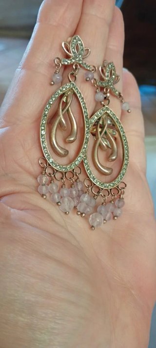 Orecchini Marcello Fontana Argento 925 Rosa