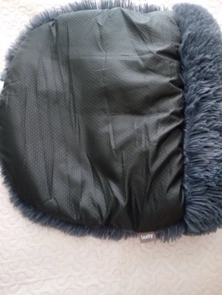 Saco cama para gatos gris