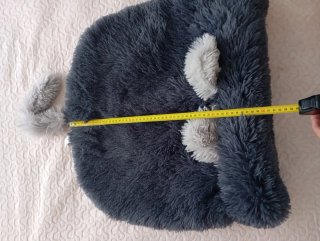 Saco cama para gatos gris