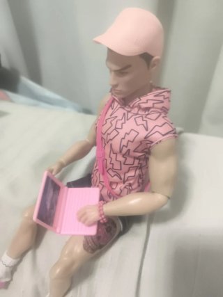 Bambolotto da collezione tipo Ken