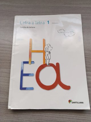 Cartilla de lectura LETRA A LETRA 1Primaria