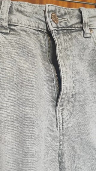 Bermuda Vaquera Gris Hombre Bershka Talla 38
