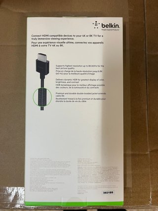Cabo HDMI Belkin Ultra High Speed 2M