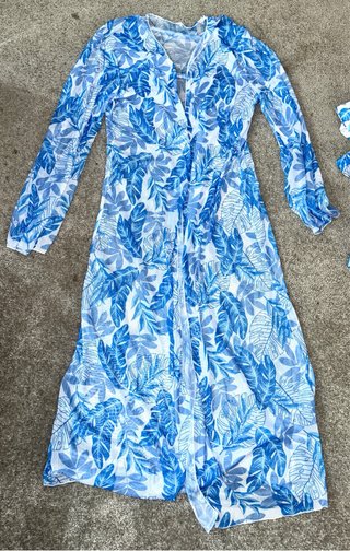 Conjunto Bikini y Kimono Estampado talla M