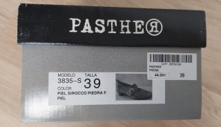 PASTHE Zapato Mujer Piel Talla 39